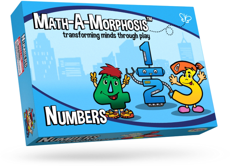 Numbers Gameset - Cartoon (800x650), Png Download