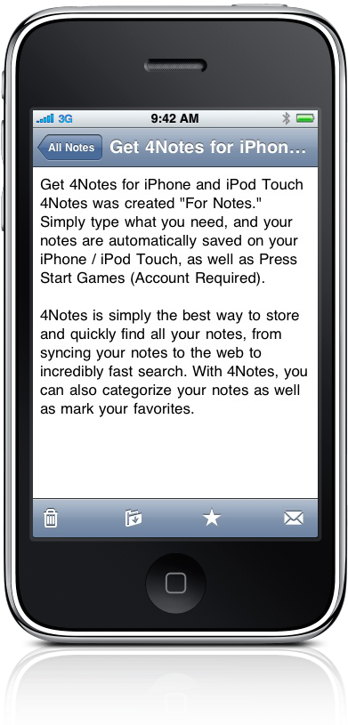Press Start Releases 4notes - Mobile Phone (492x826), Png Download