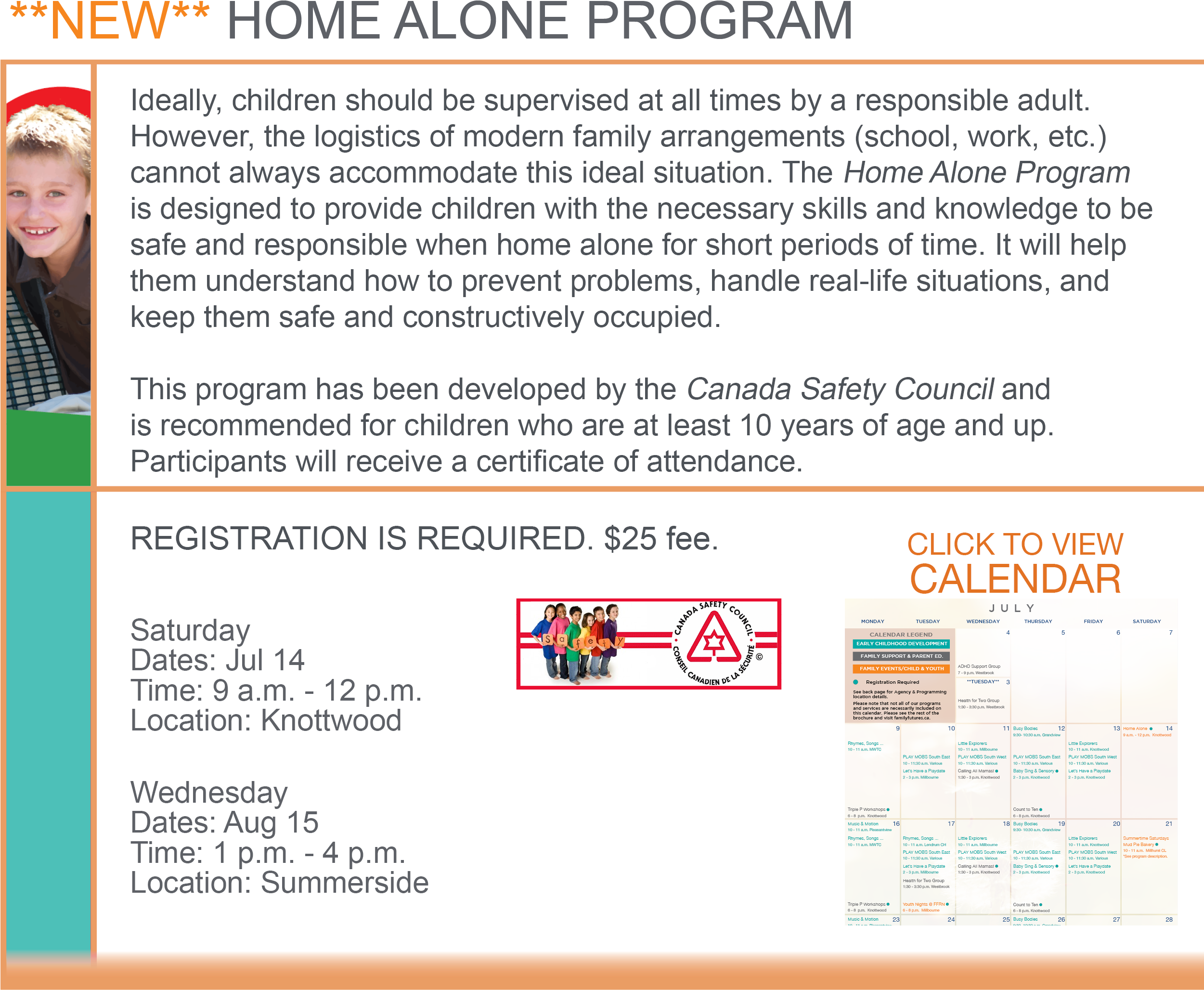 **home Alone Progam Is Now Full** - Kidzee (2500x2084), Png Download