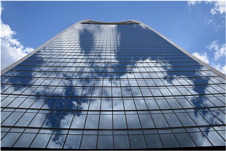 Glass With Low-emissivity Multifunctional Soft Coating - Architecture (600x524), Png Download