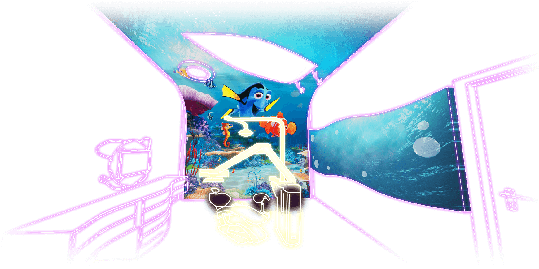 Live Interactive Can Transform The Ordinary Dentist - Illustration (1748x895), Png Download