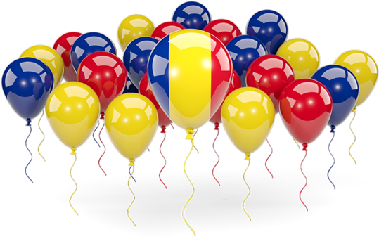 Blue And Yellow Balloons Png (640x480), Png Download