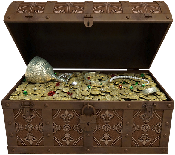 Transparent Treasure Chest (600x565), Png Download