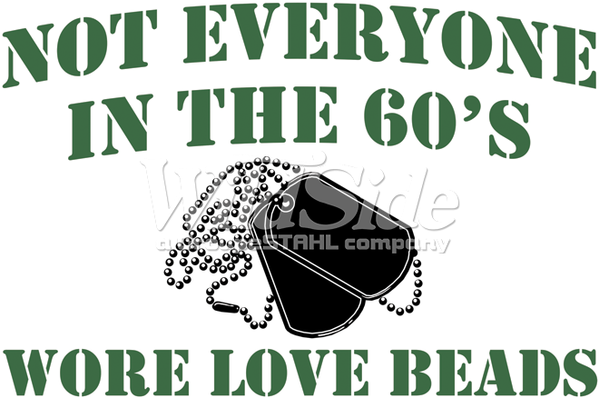 Not Everyone In The 60's Wore Love Beads - Poster (675x675), Png Download