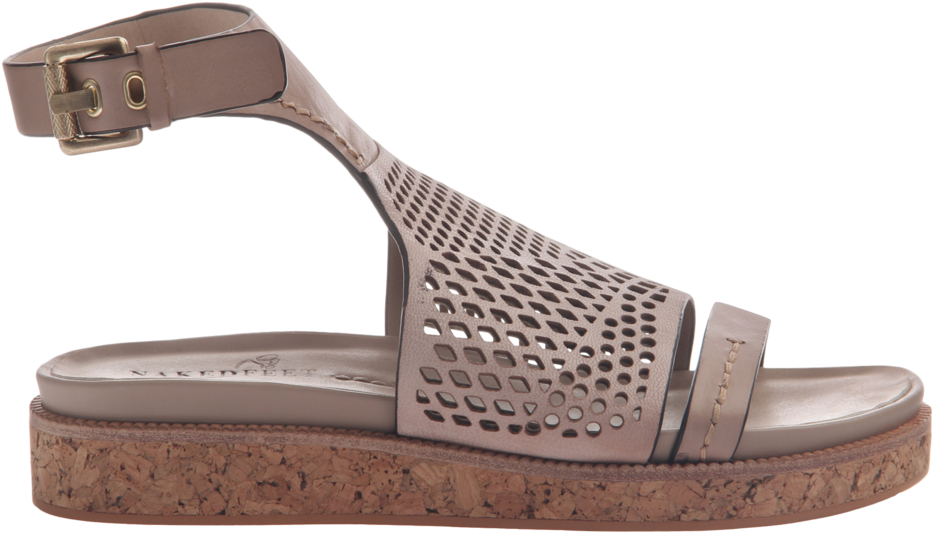 Aries In Mid Taupe Flat Sandals - Sandal (1024x1024), Png Download