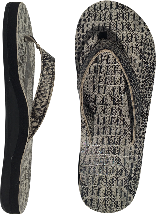 Kai-kai Snake Print Sandal - Chair (700x893), Png Download