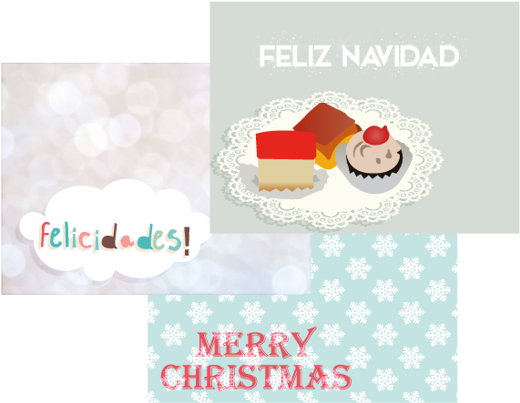 Etiquetas Personalizables Para Navidad De 40 Milímetros - Graphic Design (780x600), Png Download
