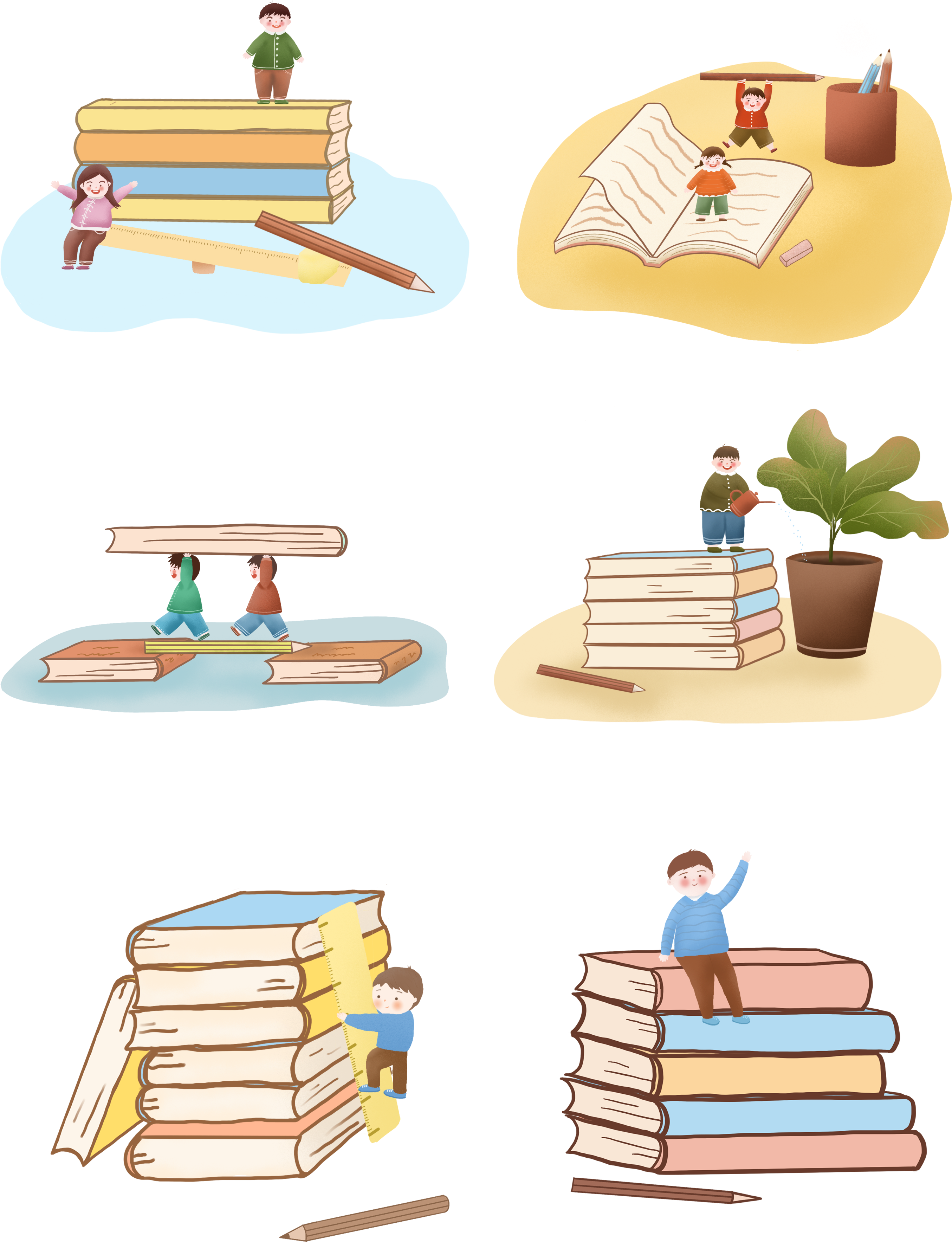 الشرير فتى فتاة القرطاسية صورة ملف Psd (3027x4017), Png Download