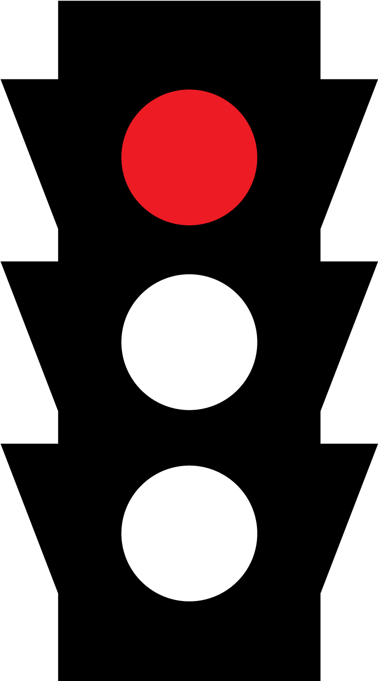 Stoplight Project - Estado Del Paso Aguas Negras (1386x1386), Png Download