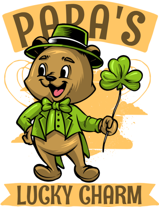 Papa's Lucky Charm - Cartoon (539x729), Png Download