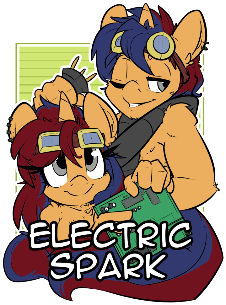 Comments - Mlp Oc Sweet Voltage (896x1024), Png Download