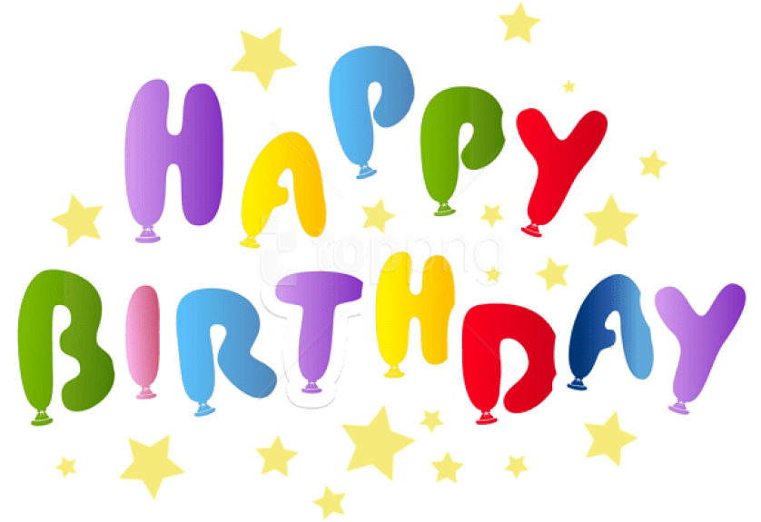 Free Png Happy Birthday Png Images Transparent (850x583), Png Download