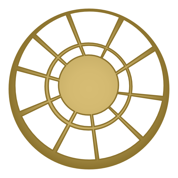 Fire Tempest From Portal - Wheel With Spokes Clipart (600x600), Png Download