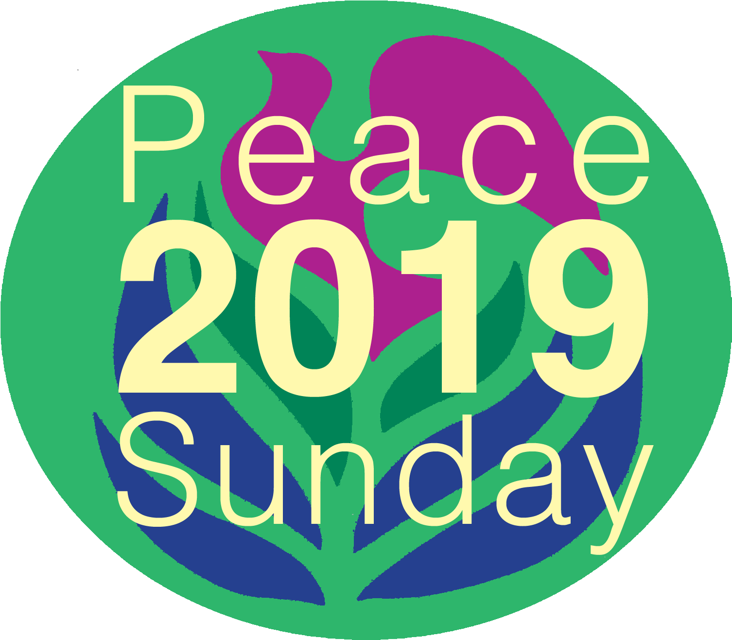 Peace Sunday - Graphic Design (2400x1500), Png Download
