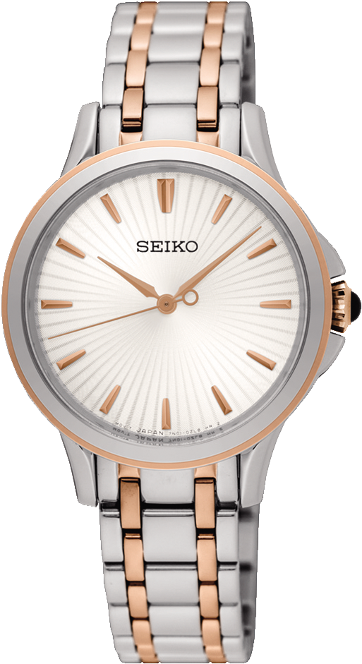 Reloj Seiko Srz492p1 Mujer Bicolor - Seiko Srz492p1 (792x1032), Png Download