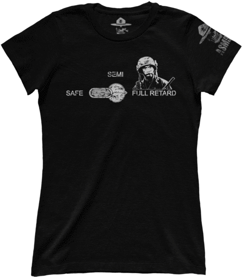 Full Retard - Black Woman T Shirts (600x600), Png Download