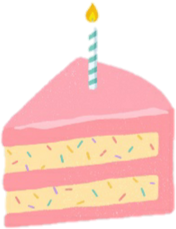 #pastel #torta #felizcumpleaños #birthday #stickers - Birthday Cake (1024x1159), Png Download