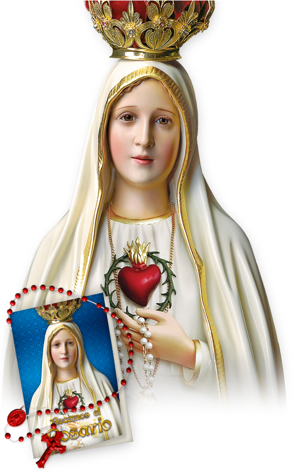 Immaculate Heart Of Mary (589x931), Png Download