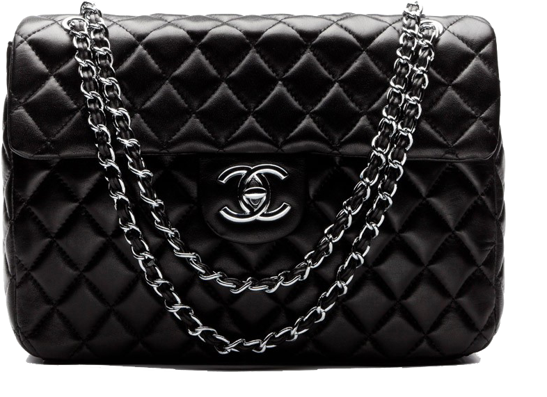 Handbag Bag Black Chanel Perfume Free Hq Image Clipart - Chanel Bag No Background (1000x710), Png Download