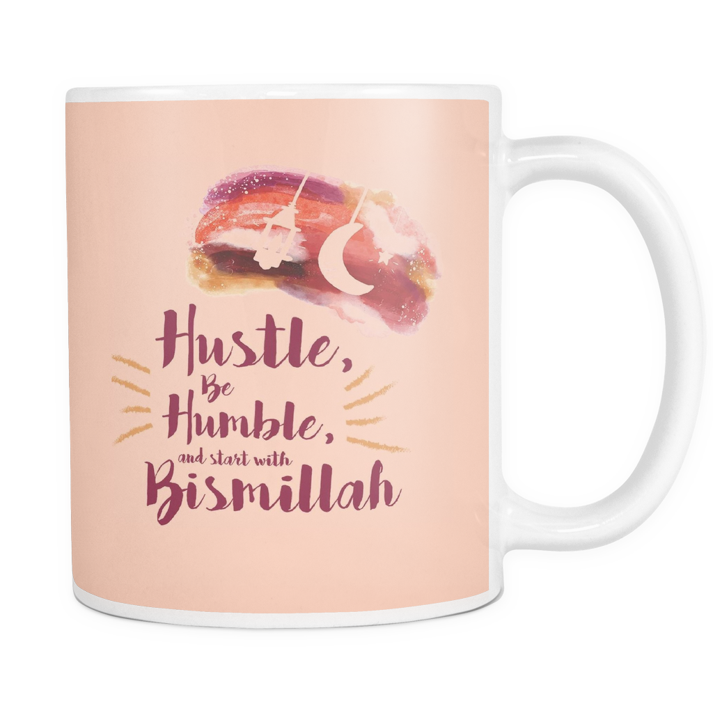 Hustle & Bismillah - Coffee Cup (1024x1024), Png Download