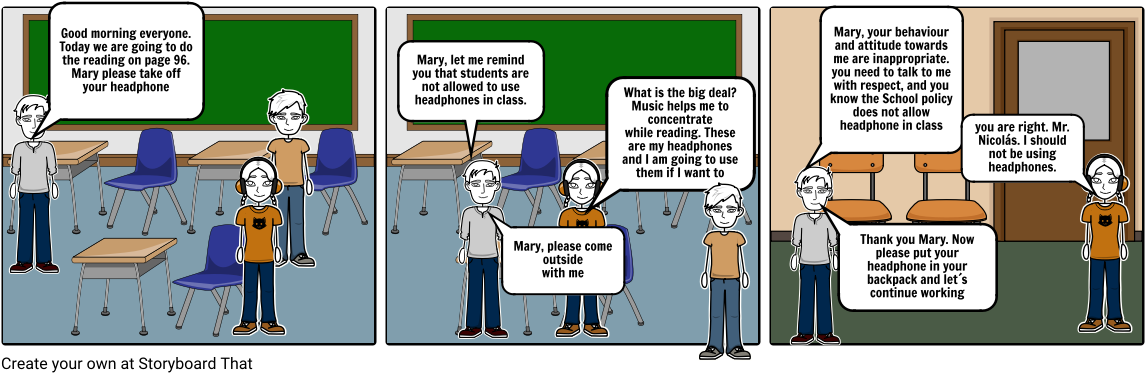 De-escalating Behaviour - Cartoon (1164x385), Png Download