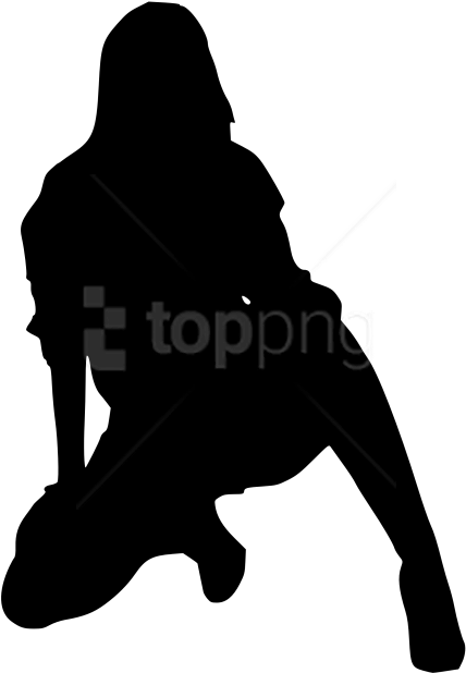 Free Png Woman Silhouette Png - Poodle Silhouette Transparent Background (480x694), Png Download