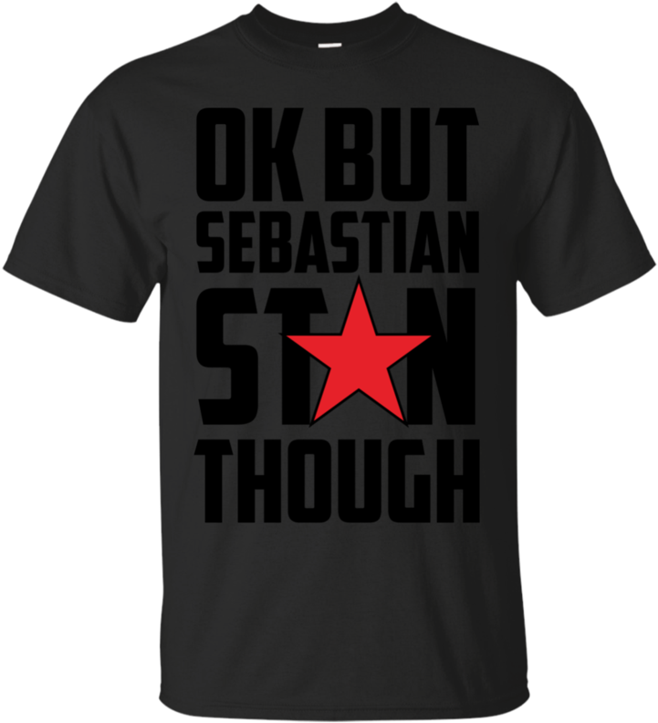 Sebastian Stan Tough Captain America T Shirt & Hoodie - Active Shirt (800x800), Png Download