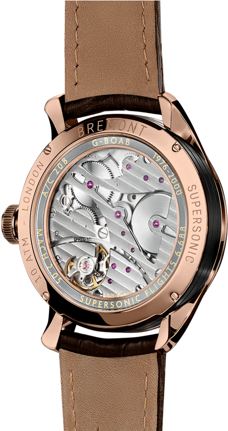 Bremont Supersonic Side Rose Gold - Bremont Supersonic Rose Gold (500x839), Png Download