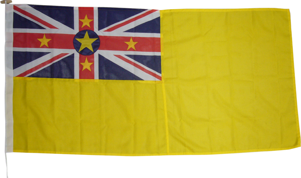 Spanish Flag Png - Niue Flag (1000x593), Png Download