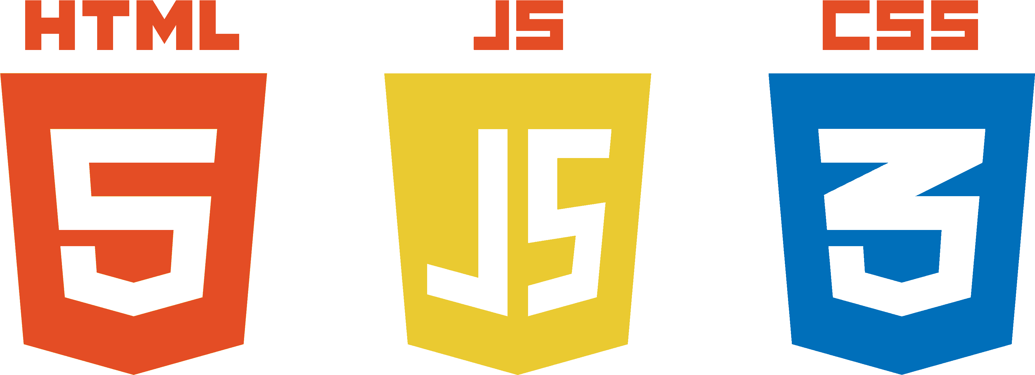 1499794874html5 Js Css3 Logo Png - Html 5 (3960x1500), Png Download