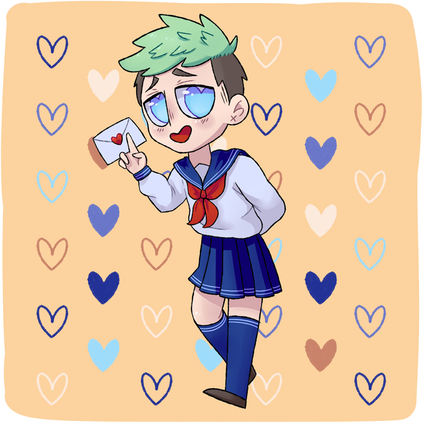 Seeing Jack Play Doki Doki Literature Club On The Channel - Doki Doki Literature Club Jacksepticeye (900x900), Png Download