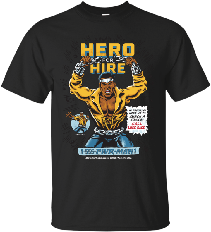 Hero For Hire Luke Cage T Shirt & Hoodie - Backstreet Boys Shirts (800x800), Png Download