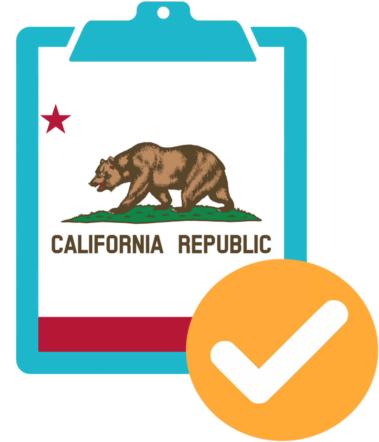 Learn More - California State Flag Transparent (1500x1563), Png Download