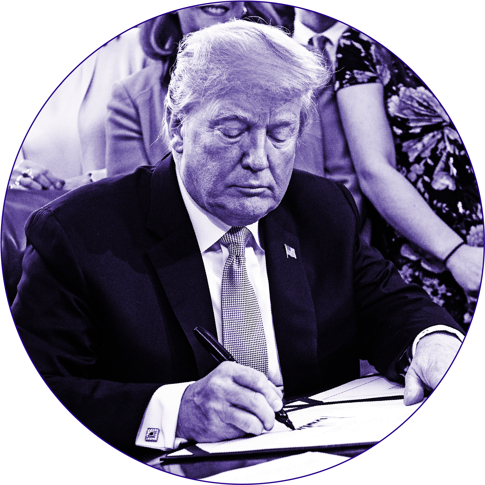 Fox Figures Prod Trump To Call A National Emergency - Businessperson (1706x1706), Png Download