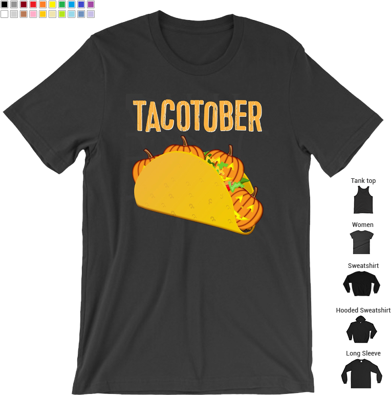 Taco Halloween Tee - Undisputed Era Shock The System Logo (820x820), Png Download