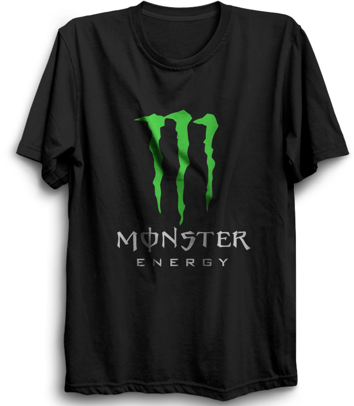 Monster Energy Half Sleeve Black - Monster Energy Drink (800x800), Png Download