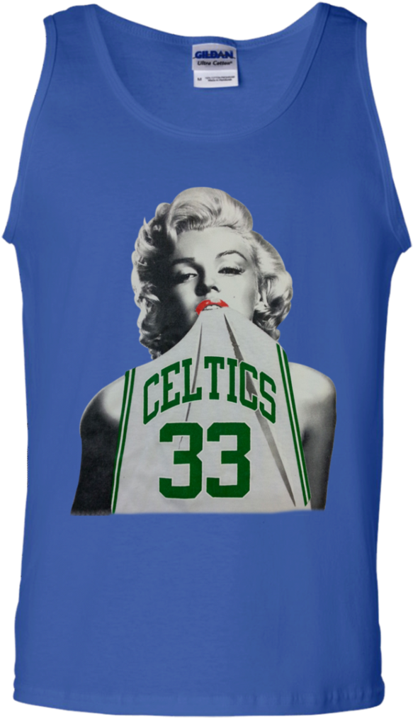 Marilyn Monroe Wearing A Larry Bird Celtics T Shirt - Shirt (1024x1024), Png Download