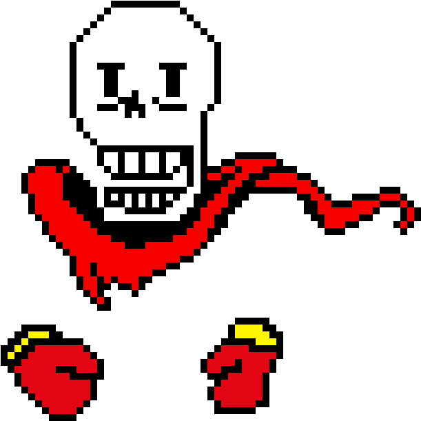 680 X 710 3 - Papyrus Walking Sprite Gif (680x710), Png Download
