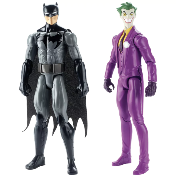 Dc Justice League Action Batman & The Joker Figures, - Justice League Action Toys Batman (599x800), Png Download