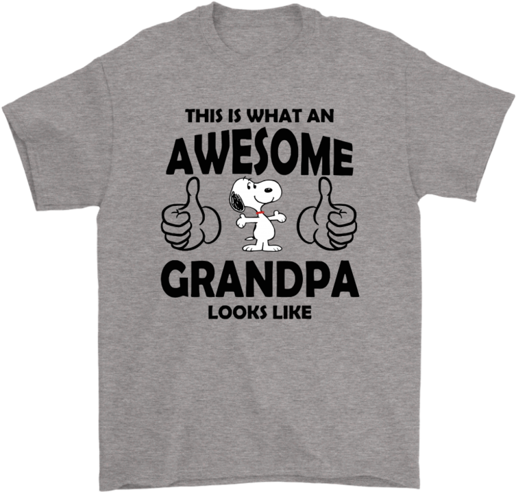 This Is What An Awesome Grandpa Looks Like Snoopy Shirts-snoopy - Legend Of Sleepy Hollow Tshirt (900x900), Png Download