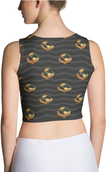 Hot Summer Holiday Yoga Top Special Limited Edition - Bisexual Crop Top (600x600), Png Download