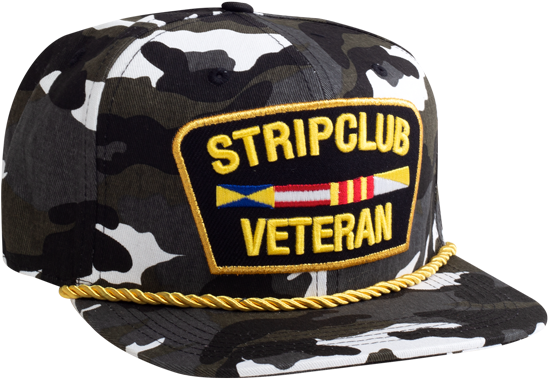 Strip Club Veteran Snapback - Strip Club (600x600), Png Download