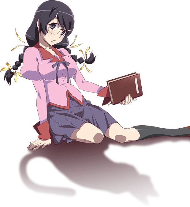 Download Monogatari Series Tsubasa Hanekawa Anime Glasses Monogatari