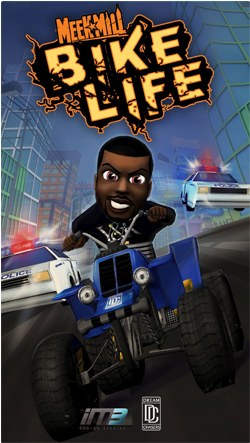 Meek Mill - Meek Mill Dirt Bike Game (800x443), Png Download