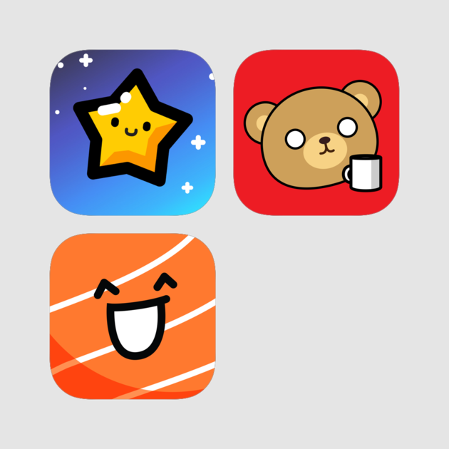 Animated Cute Stickers 4 (630x630), Png Download