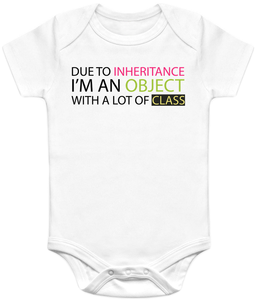 Object Oriented Baby Onesie - Active Shirt (868x1035), Png Download