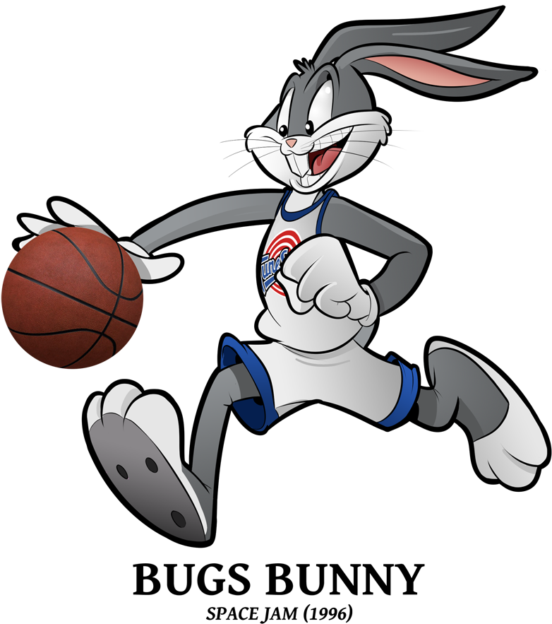 Draft 2018 Special - Bugs Bunny Space Jam Png (827x900), Png Download