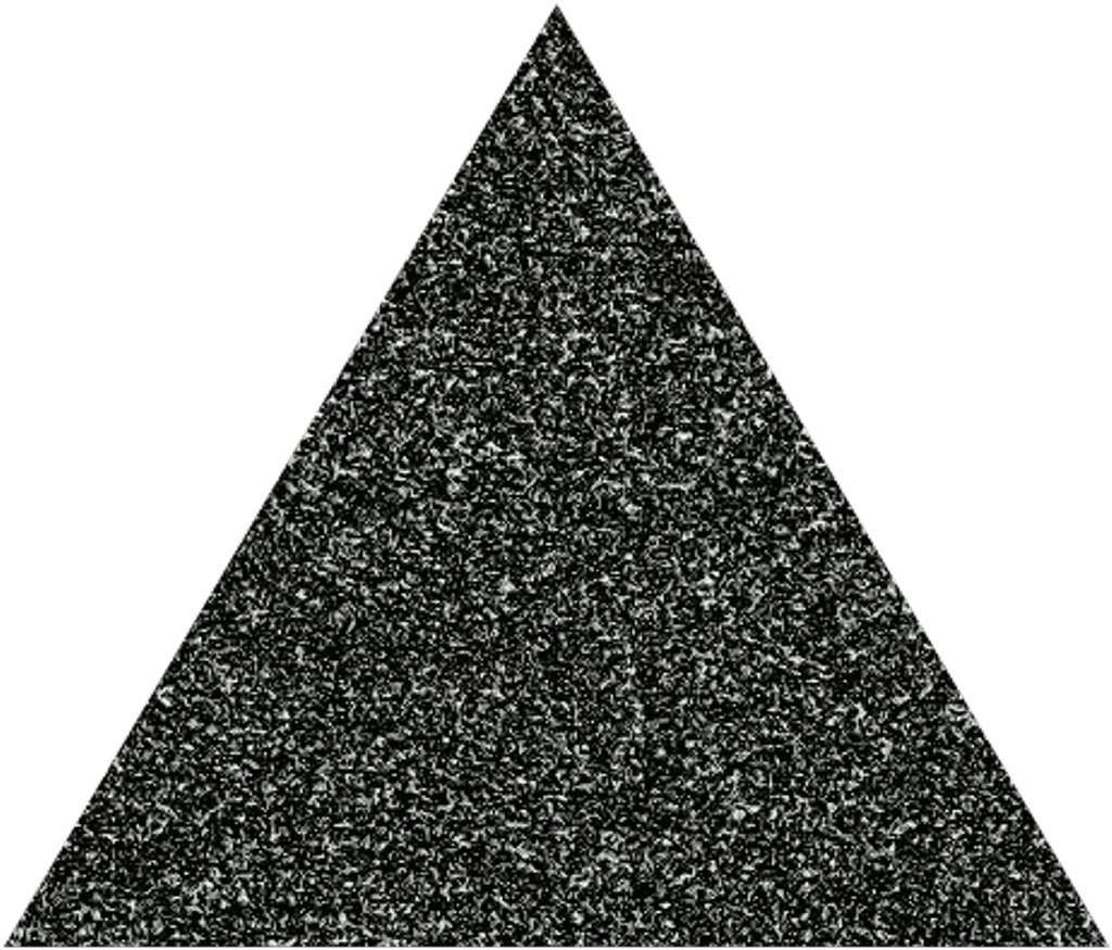 #triangle #glitch #vaporwave #tumblr - Triangle (1024x875), Png Download