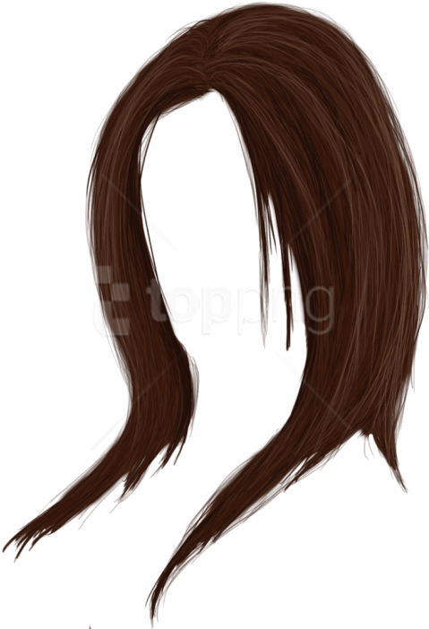 Free Png Download Women Hair Png Images Background - Girl Hair Png For Picsart (480x708), Png Download
