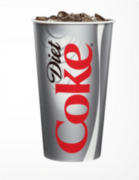 Del Taco Fountain Drinks - Diet Coke (600x600), Png Download